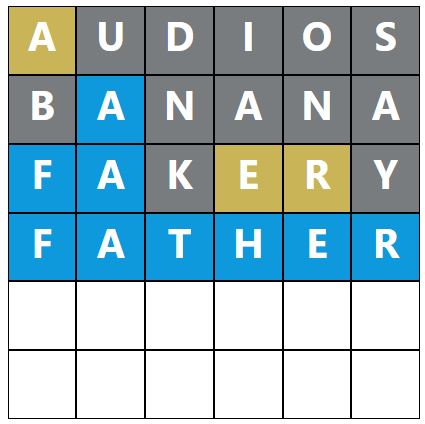 Daily Word Hurdle #1725 Morning Answer - 28th May 2024