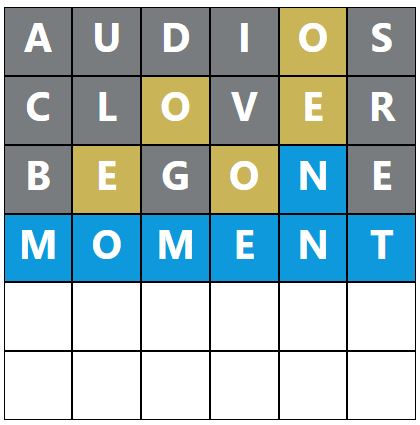 Daily Word Hurdle #1733 Morning Answer - 1st June 2024