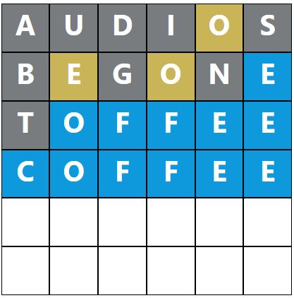 Daily Word Hurdle #1734 Afternoon Answer - 1st June 2024