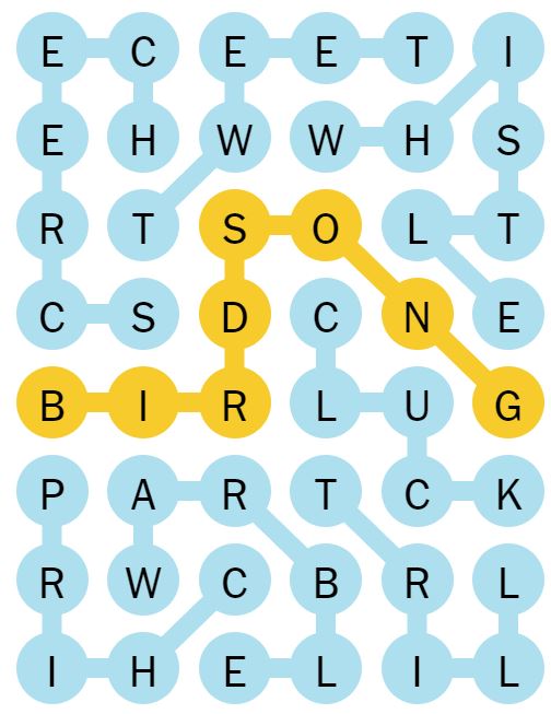 NYT Strands 86 Completed Puzzle - 28th May 2024