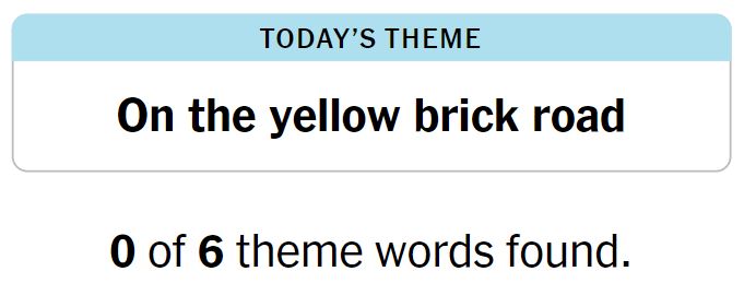 NYT Strands 89 Theme - 31st May 2024