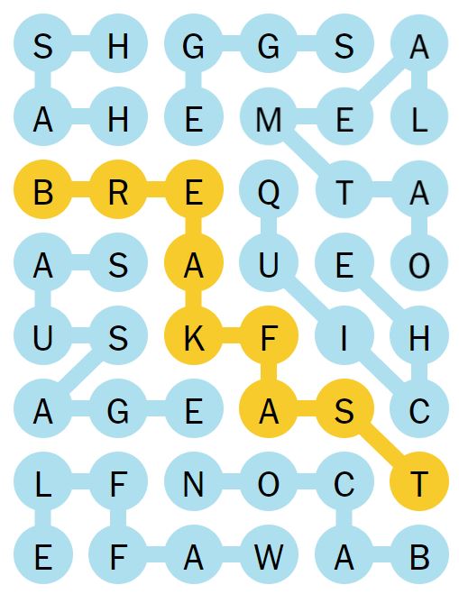 NYT Strands 90 Completed Puzzle - 1st June 2024