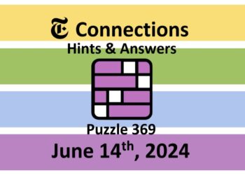 Daily NYT Connections 369 Answers - June 14th 2024