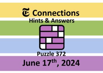 Daily NYT Connections 372 Answers - June 17th 2024