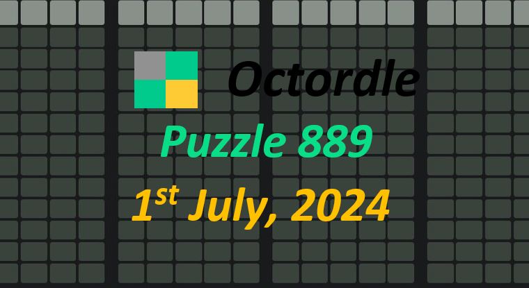 Daily Octordle 1st July 2024 Answers Today 889