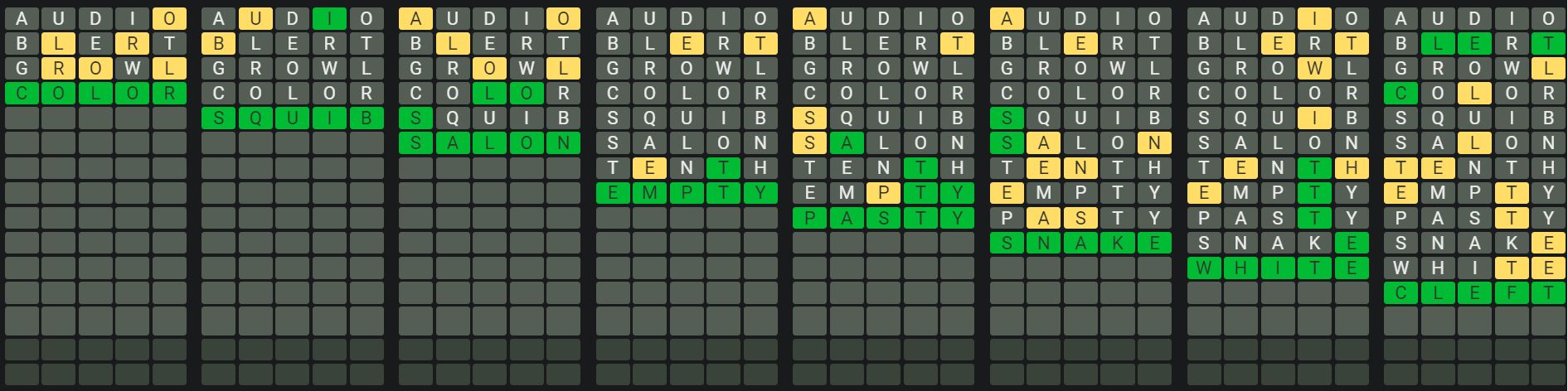 Daily Octordle 866 Sequence Answer - June 8th 2024