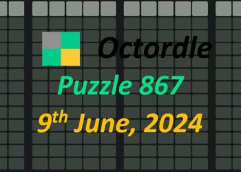 Daily Octordle 867 - June 9th 2024