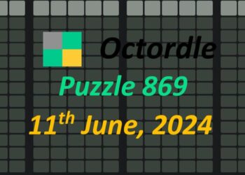 Daily Octordle 869 - June 11th 2024