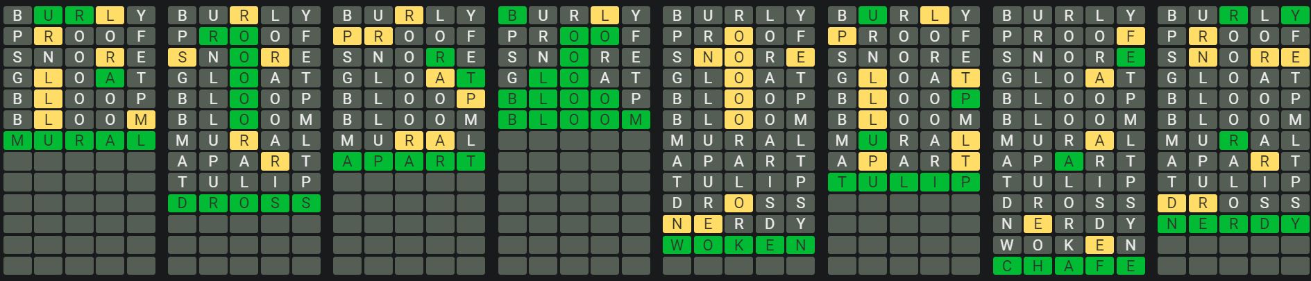 Daily Octordle 873 Rescue Answer - June 15th 2024