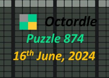 Daily Octordle 874 - June 16th 2024