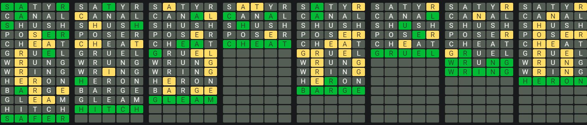Daily Octordle 883 Rescue Answer - June 25th 2024