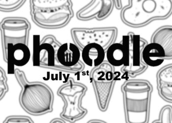 Daily Phoodle - 1st July 2024