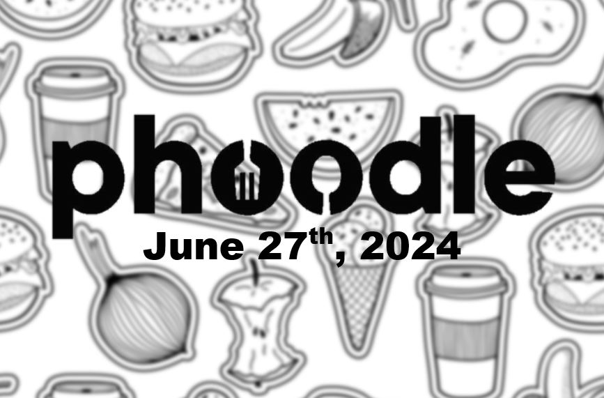 Daily Phoodle - 27th June 2024