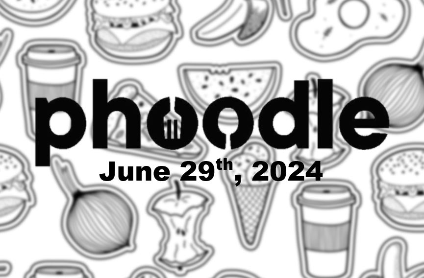 Daily Phoodle - 29th June 2024