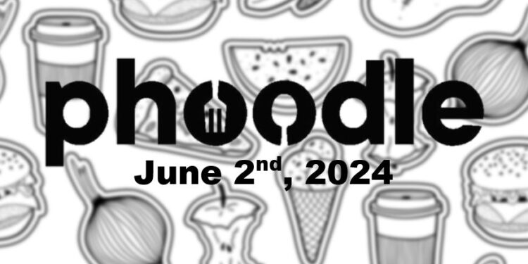 Daily Phoodle - 2nd June 2024