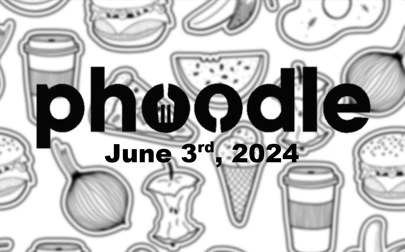 Daily Phoodle - 3rd June 2024