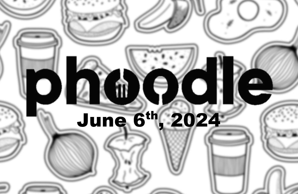Daily Phoodle - 6th June 2024