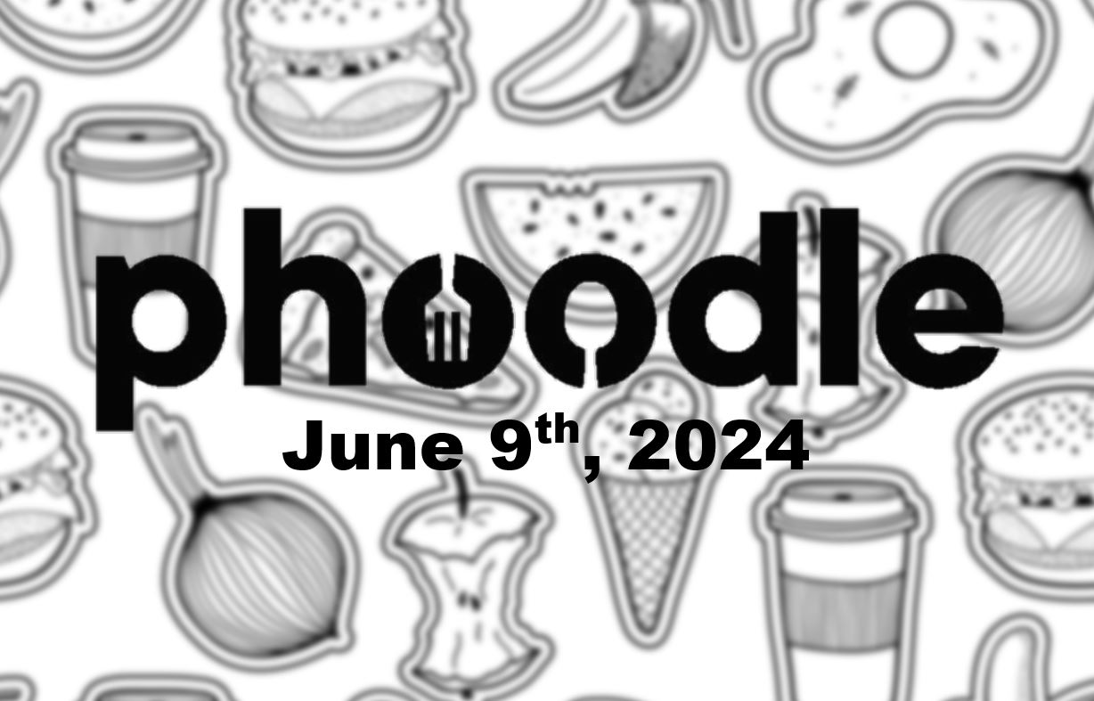 Daily Phoodle - 9th June 2024