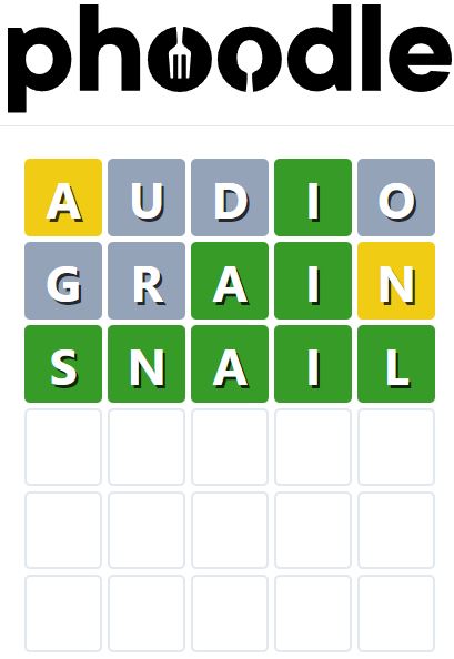 Daily Phoodle Answer 766 - 12th June 2024