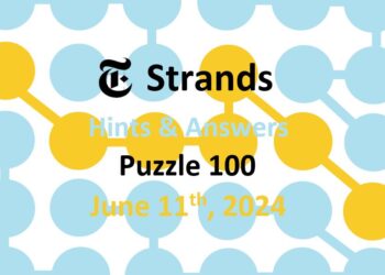 Daily Strands 100 Answers Today - 11th June 2024