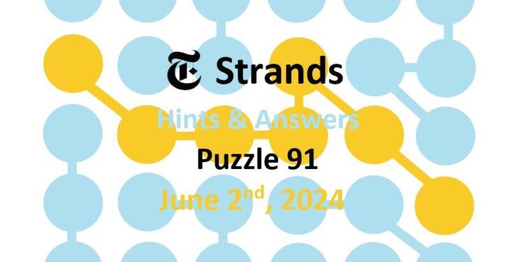 Daily Strands 91 Answers Today - 2nd June 2024