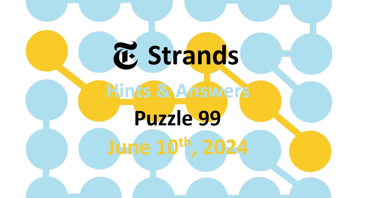 Daily Strands 99 Answers Today - 10th June 2024