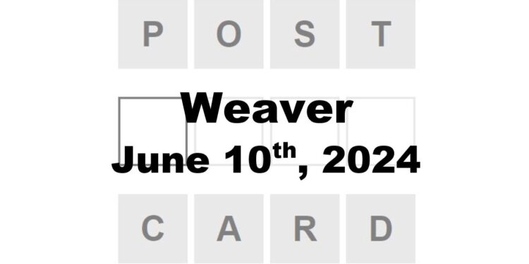 Daily Weaver Answers - 10th June 2024