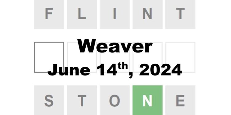 Daily Weaver Answers - 14th June 2024