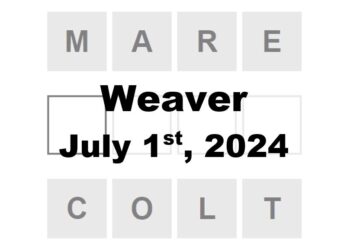 Daily Weaver Answers - 1st July 2024
