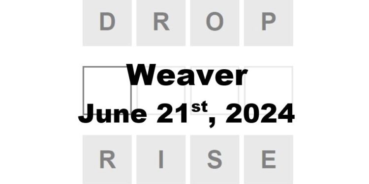 Daily Weaver Answers - 21st June 2024
