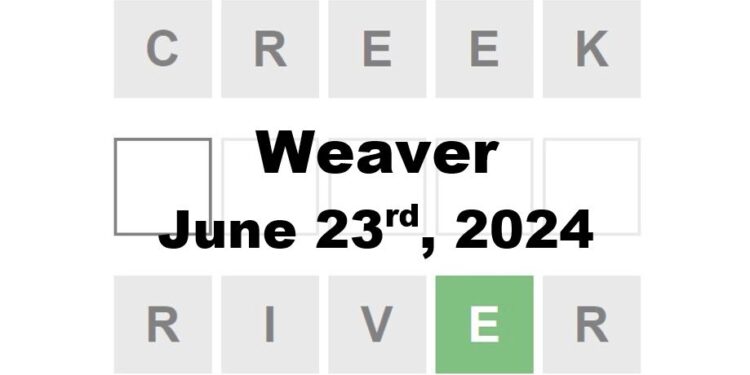 Daily Weaver Answers - 23rd June 2024