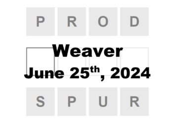 Daily Weaver Answers - 25th June 2024