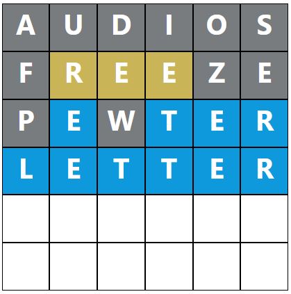 Daily Word Hurdle #1737 Morning Answer - 3rd June 2024
