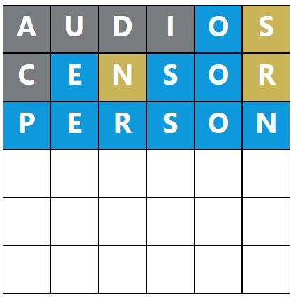 Daily Word Hurdle #1738 Afternoon Answer - 3rd June 2024