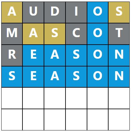 Daily Word Hurdle #1747 Morning Answer - 8th June 2024