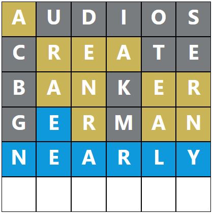 Daily Word Hurdle #1751 Morning Answer - 10th June 2024