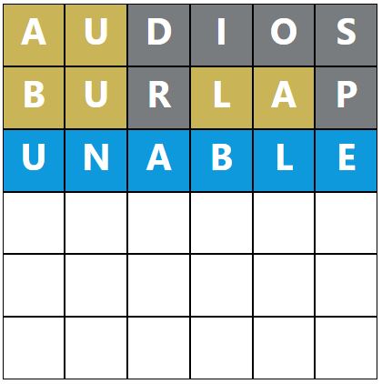 Daily Word Hurdle #1758 Afternoon Answer - 13th June 2024