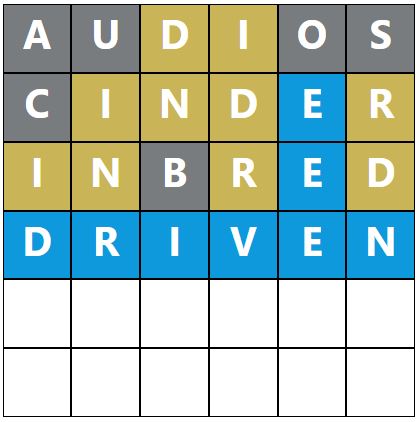 Daily Word Hurdle #1759 Morning Answer - 14th June 2024