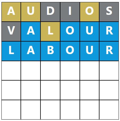 Daily Word Hurdle #1769 Morning Answer - 19th June 2024