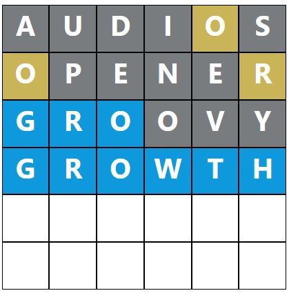 Daily Word Hurdle #1772 Afternoon Answer - 20th June 2024