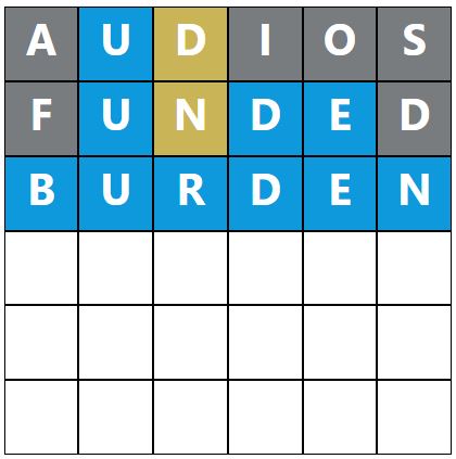 Daily Word Hurdle #1784 Afternoon Answer - 26th June 2024