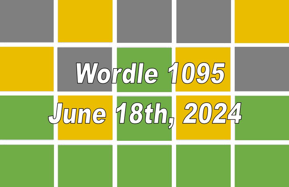 Daily Wordle 1095 - 18th June 2024