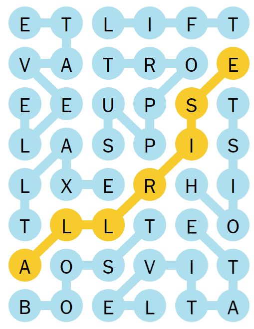 NYT Strands 100 Completed Puzzle - 11th June 2024