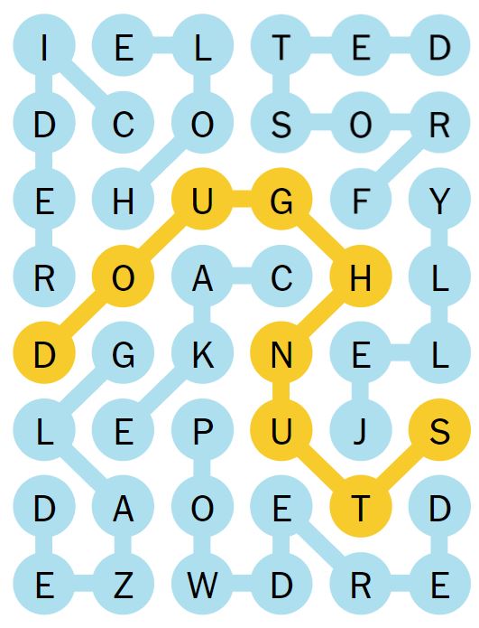 NYT Strands 101 Completed Puzzle - 12th June 2024