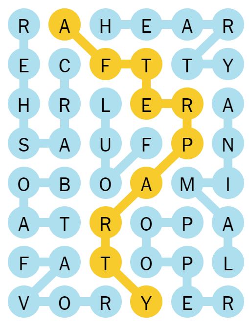 NYT Strands 102 Completed Puzzle - 13th June 2024