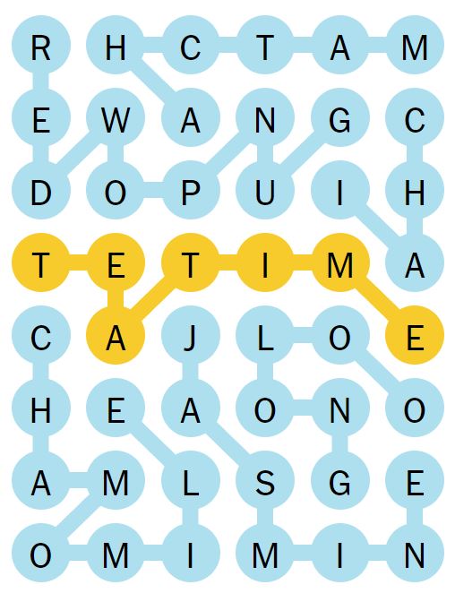 NYT Strands 105 Completed Puzzle - 16th June 2024