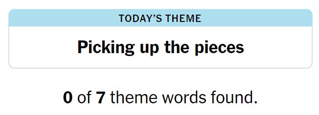 NYT Strands 106 Theme - 17th June 2024