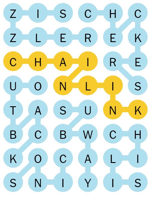 NYT Strands 112 Completed Puzzle - 23rd June 2024