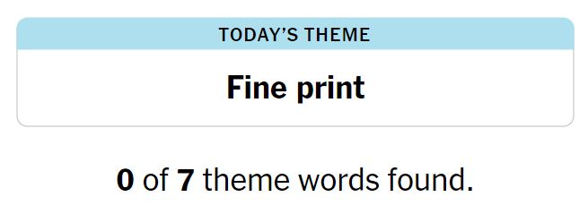 NYT Strands 113 Theme - 24th June 2024