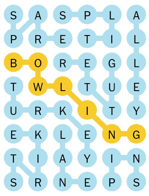NYT Strands 114 Completed Puzzle - 25th June 2024